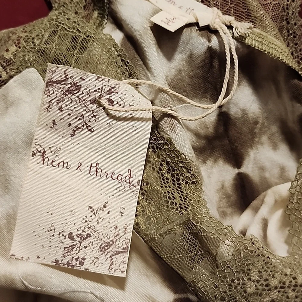 Hem & Thread camisole green small - Picture 3 of 6